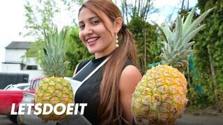 Καυτό δρόμο γυρίσματα και άγρια γαμημένο Melissa Lujan