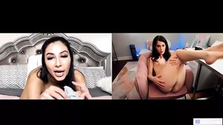 Έβελιν Κλερ και Γιάννα Dior έφηβος λεσβιακή κάμερα αυτο-ευχαρίστηση