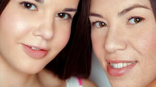 Μωρό Τζιούλ και Τίφανι Κούκλα καυτό λεσβιακό παιχνίδι με αντικείμενο Hitachi